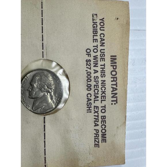 Vintage Nickel Coin Bank Promotional Advertising‎ Win Special Extra Prize Money - Picture 4 of 7